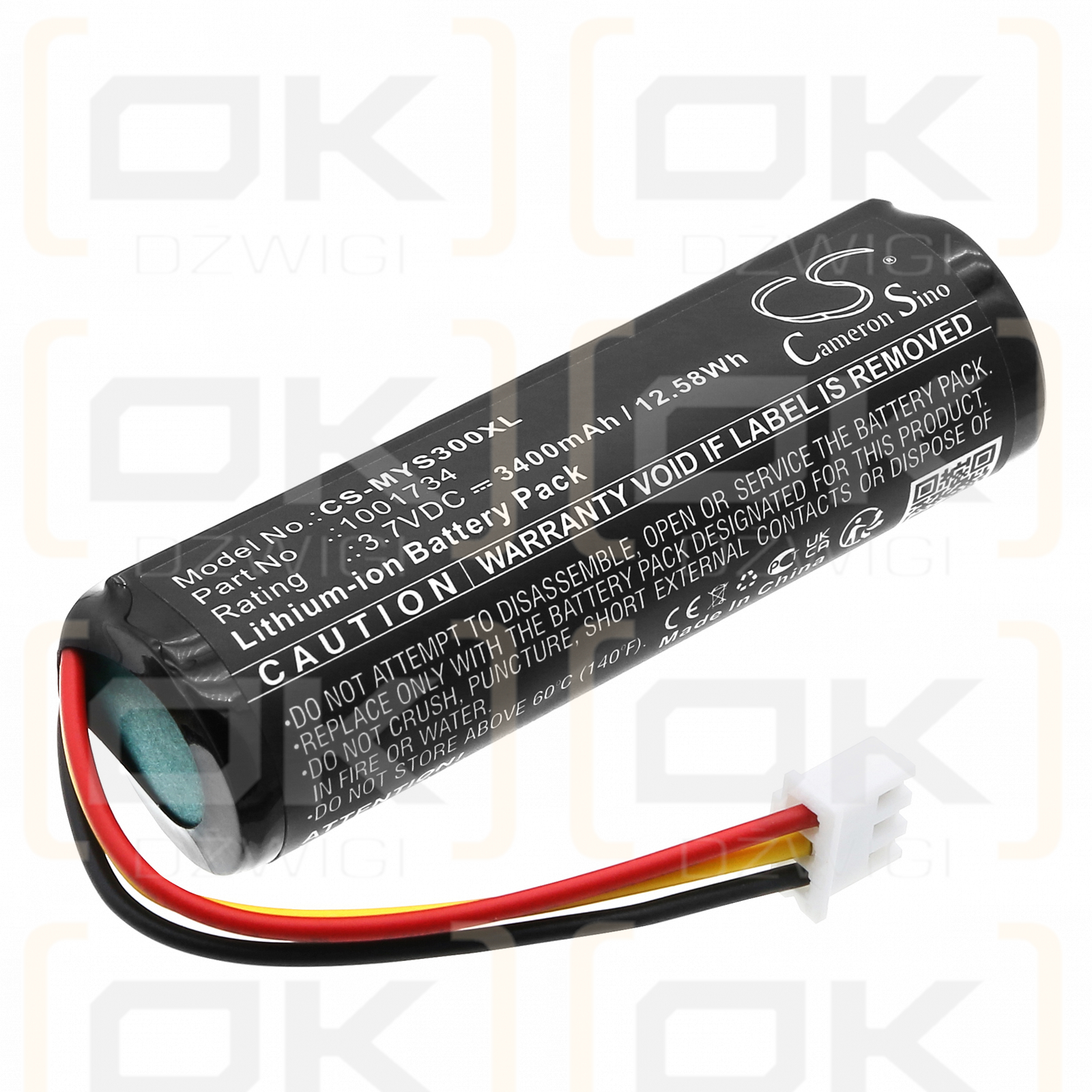 Envitec MySign S / 1001734 3400 mAh Li-ion 3.7 V (Cameron Sino)