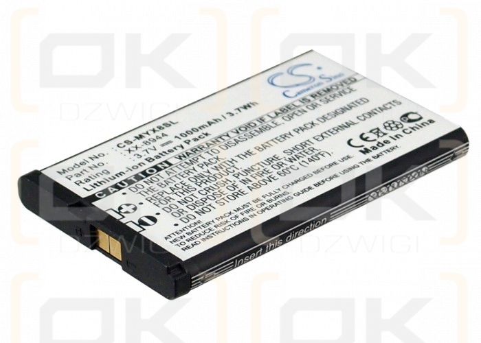 Sagem MYX8 / XX-8944 1000mAh Li-ion 3.7V (Cameron Sino)