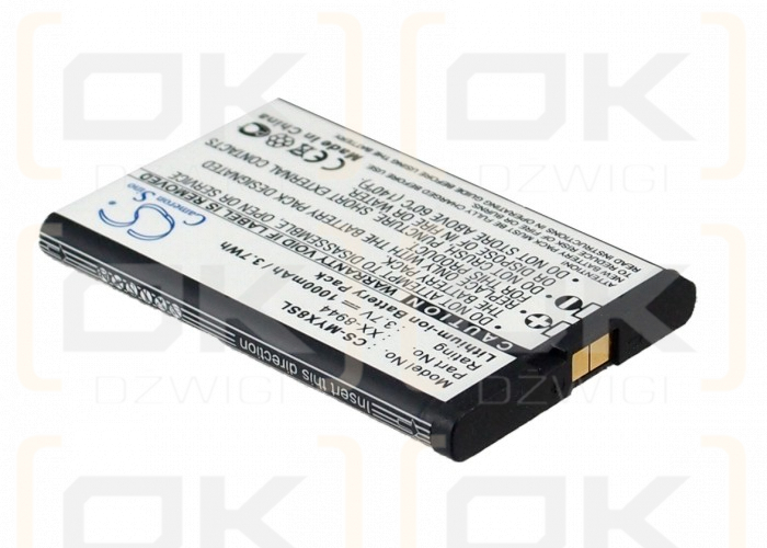 Sagem MYX8 / XX-8944 1000mAh Li-ion 3.7V (Cameron Sino)