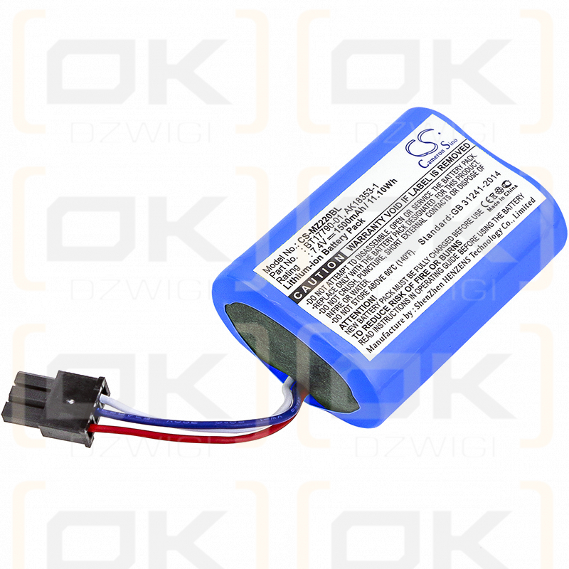 Zebra MZ420L / BT17790-1 1500 mAh Li-Ion 7,4 V (Cameron Sino)