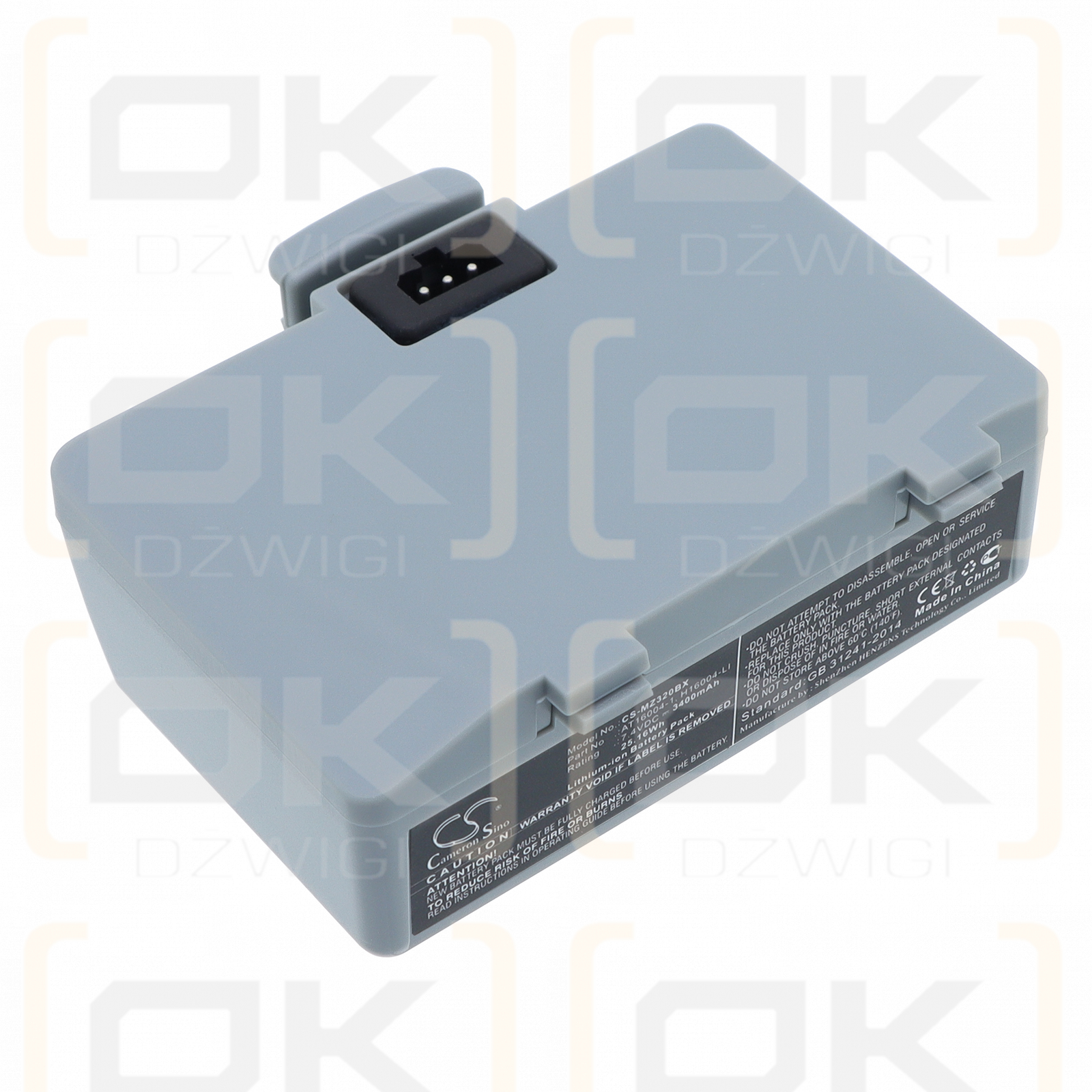Zebra QL320 Plus / AT16004-1 3400 mAh Li-Ion 7,4 V (Cameron Sino)