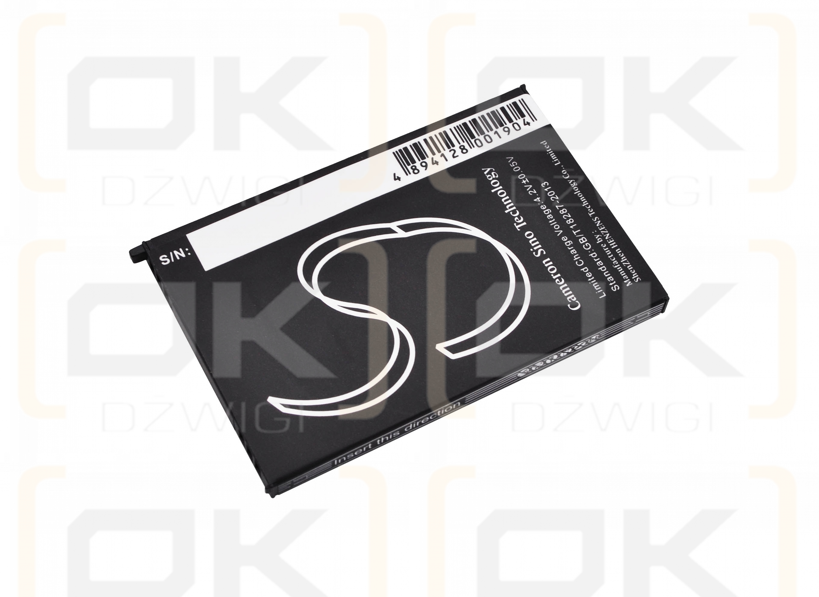 Replacement Battery for Acer JUNO ST / CP.H020N.010 1000 mAh Li-ion 3.7 V (Cameron Sino)