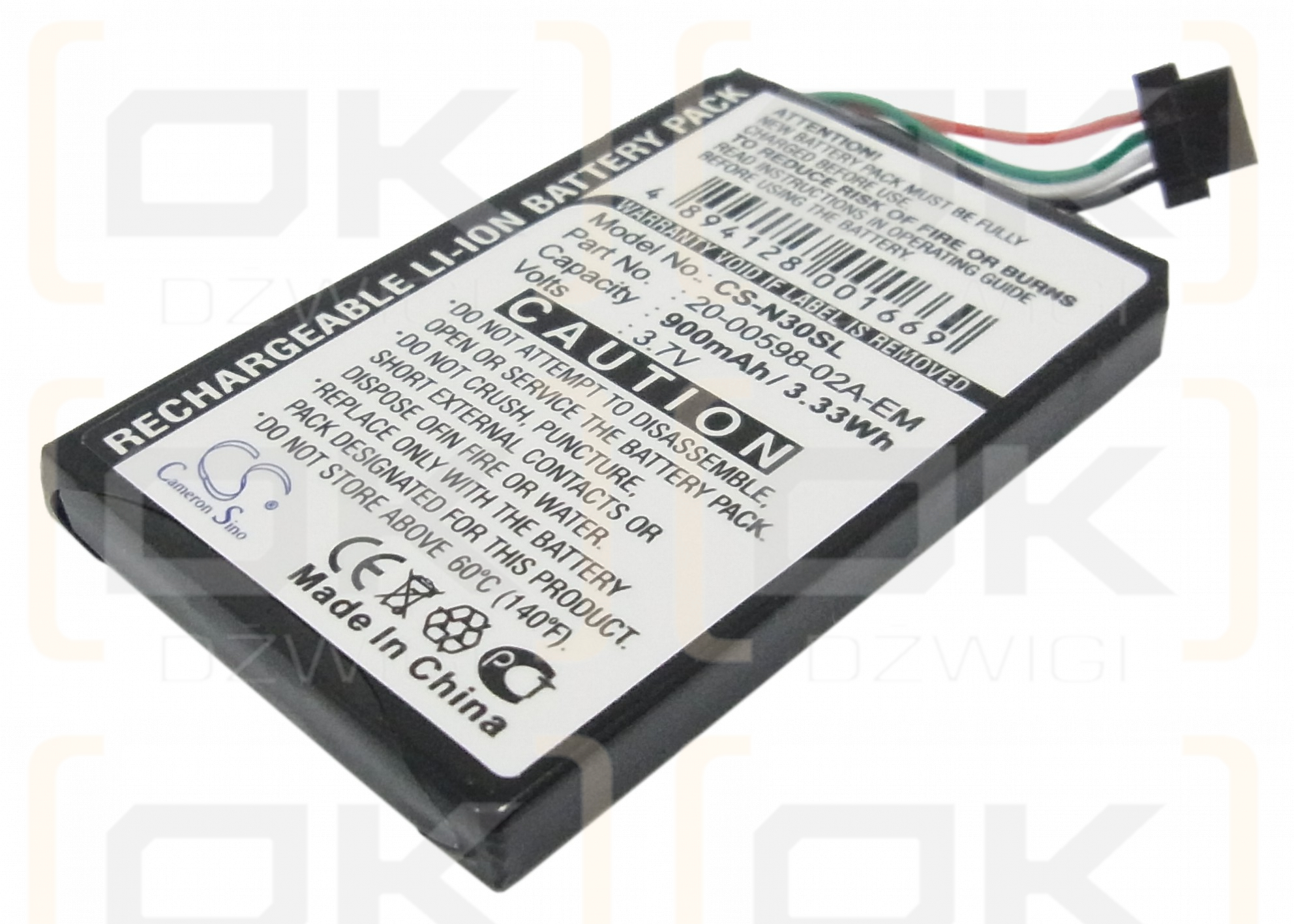 Bateria zamienna do Acer N30 / 20-00598-02A-EM 900 mAh Li-ion 3.7 V (Cameron Sino)