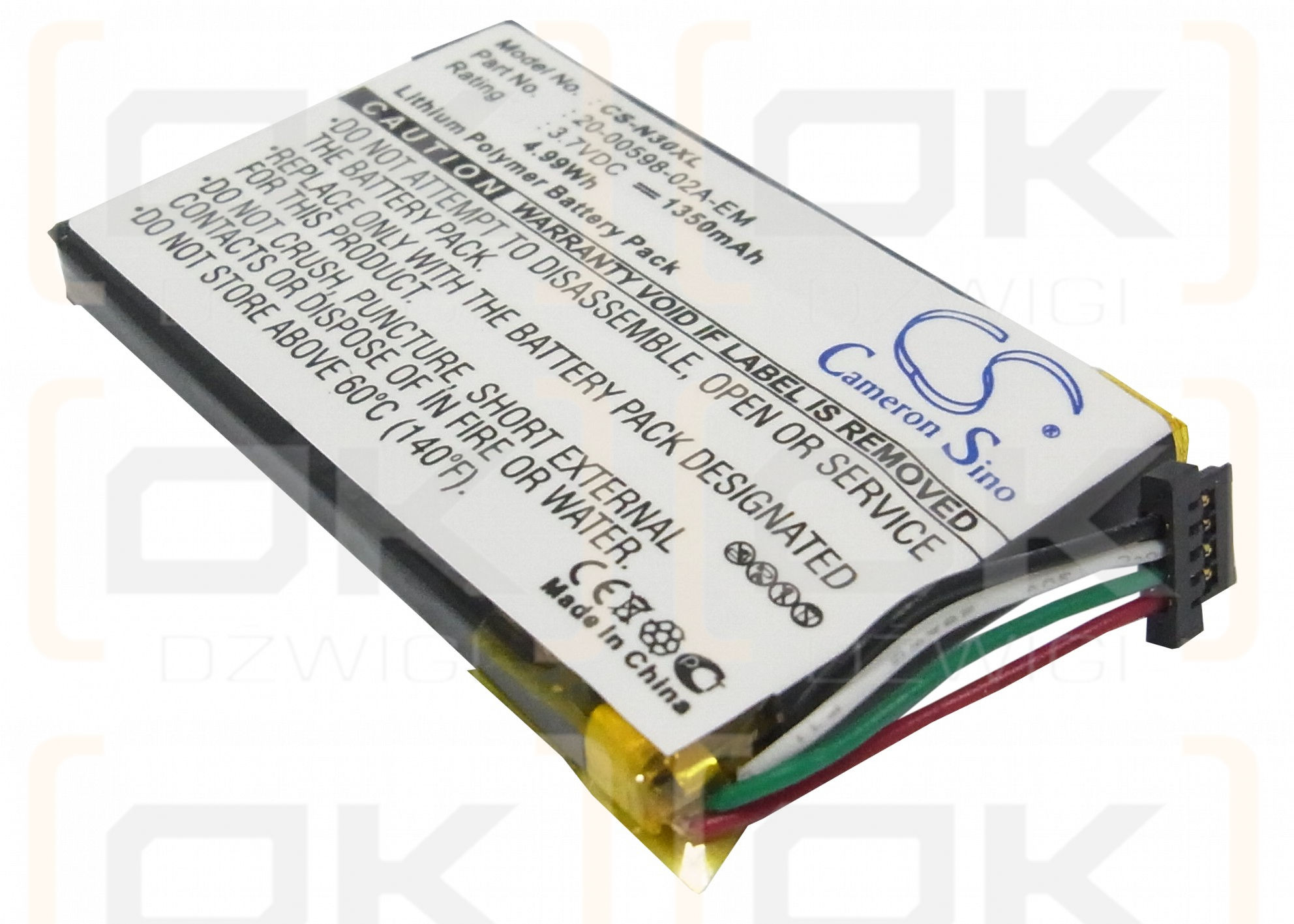 Acer N30 / 20-00598-02A-EM 1350 mAh Li-Polymer 3.7 V (Cameron Sino)