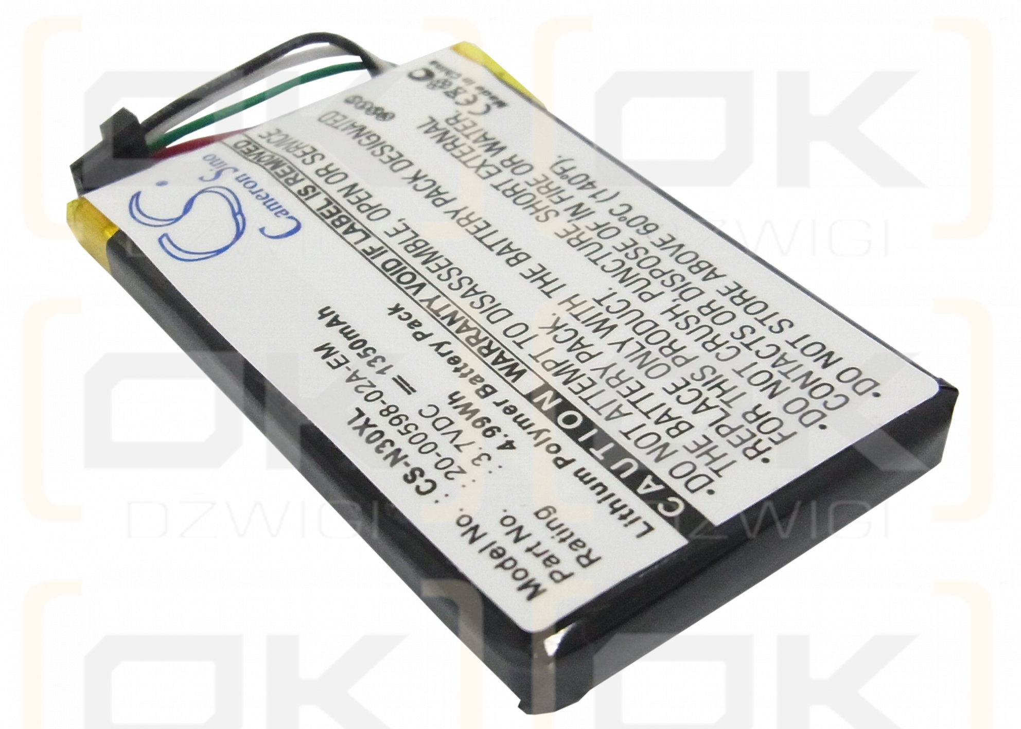 Acer N30 / 20-00598-02A-EM 1350 mAh Li-Polymer 3.7 V (Cameron Sino)