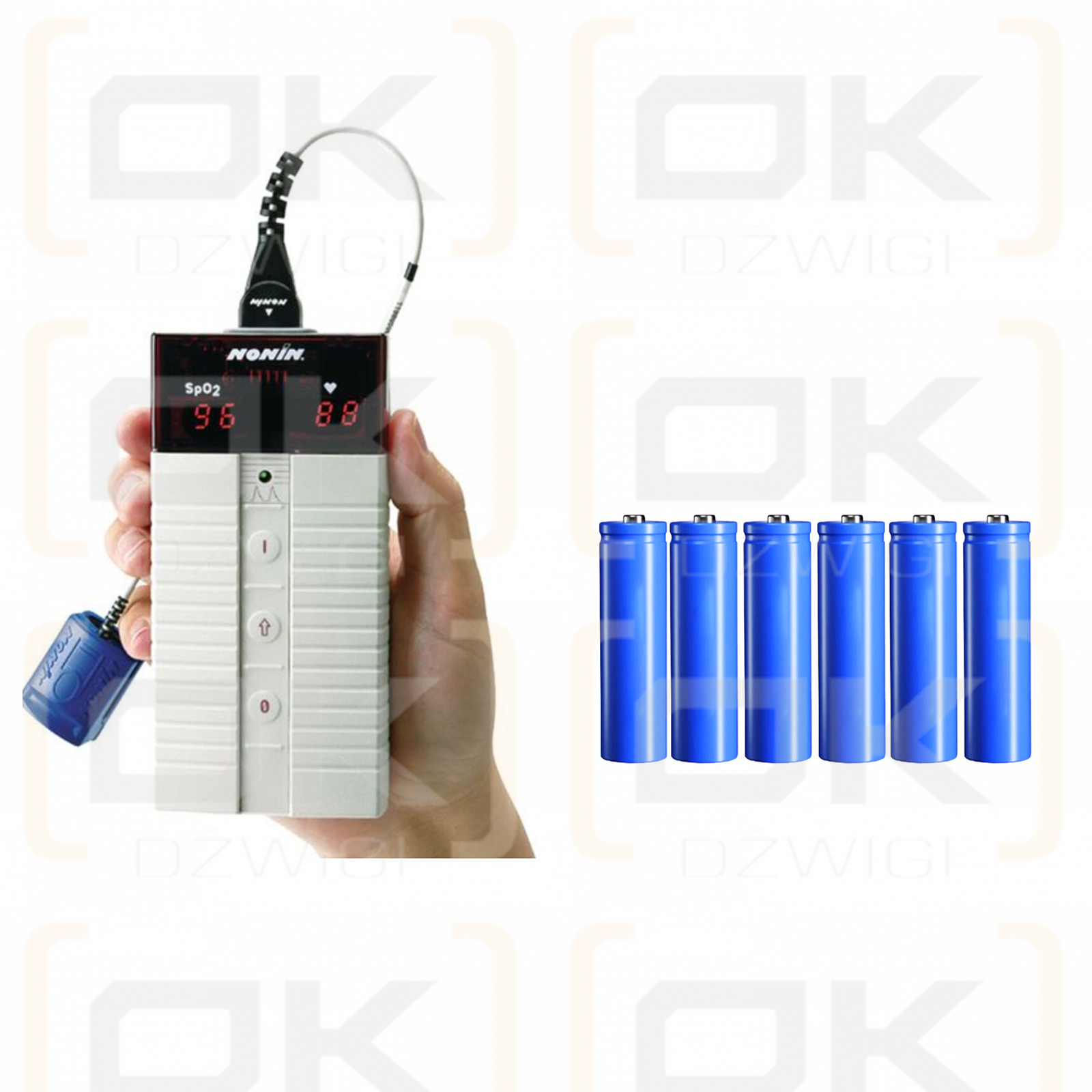 NONIN 8500 / GP200AAH-051PTC 2000mAh Ni-MH 6.0V (Cameron Sino)