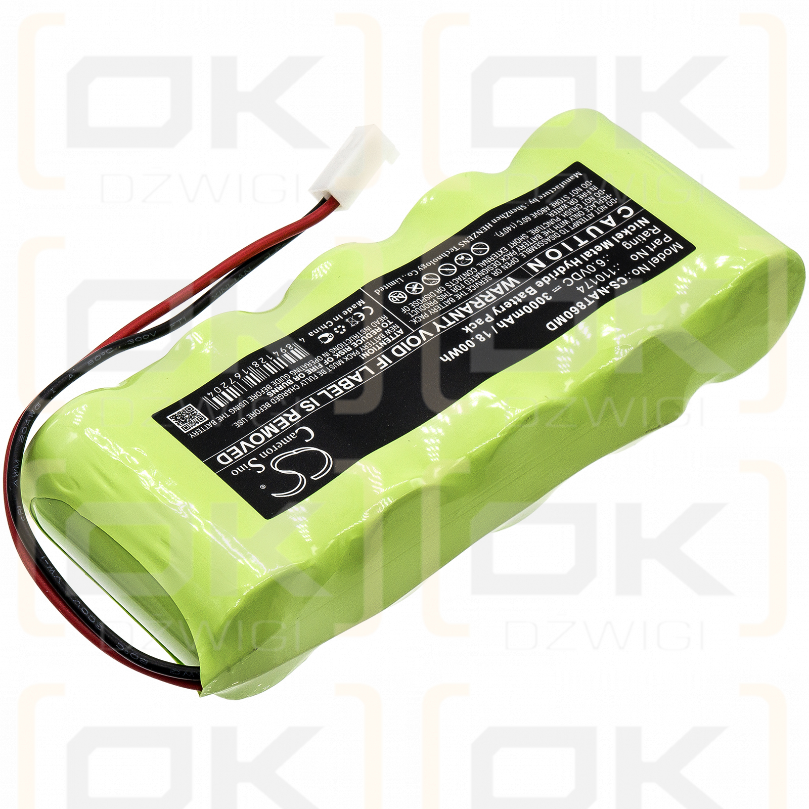 NONIN 8800 / 110174 3000mAh Ni-MH 6.0V (Cameron Sino)