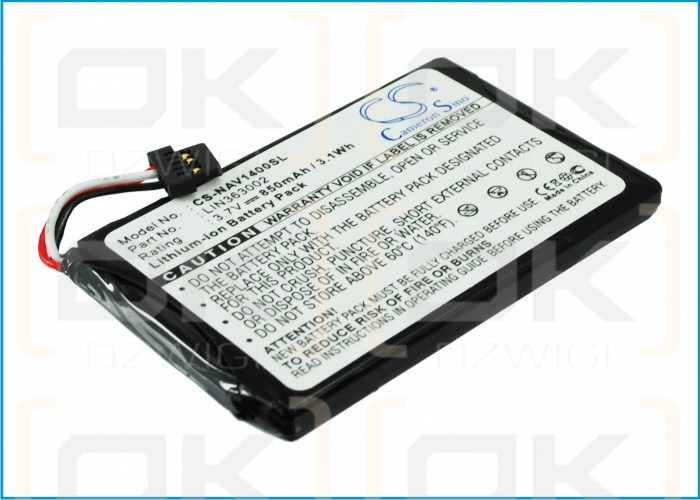 Navigon 1410 / LIN363002 850mAh Li-ion 3.7V (Cameron Sino)