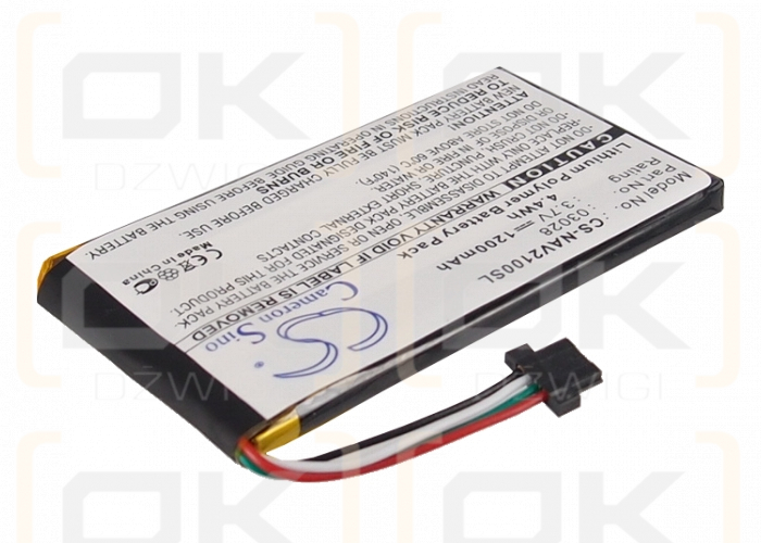 Navigon 2150 Max / 03028 1200mAh Li-Polymer 3.7V (Cameron Sino)