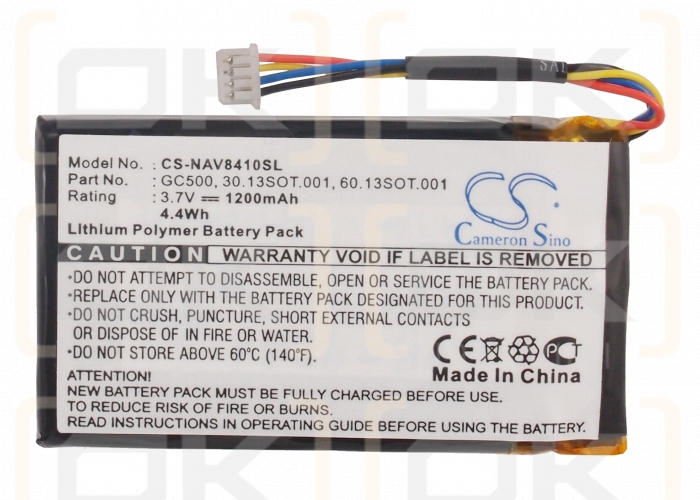 Navigon 8410 / GC500 1200mAh Li-Polímero 3.7V (Cameron Sino)