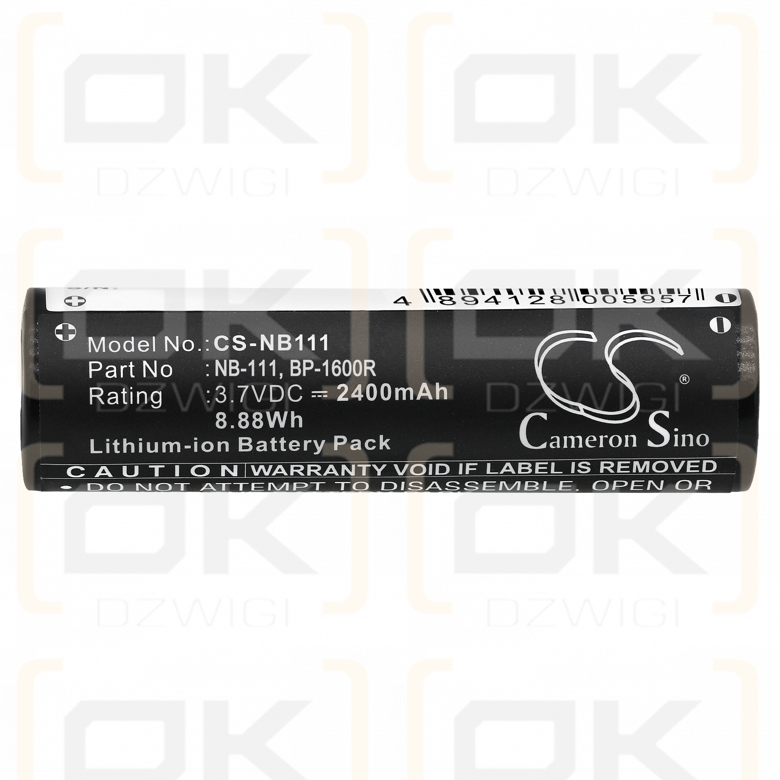 Sony MD-MS200 / NB-111 2400mAh Li-ion 3.7V (Cameron Sino)