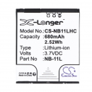 Replacement Battery for Canon IXUS 133 / NB-11L 680 mAh Li-ion 3.7 V (Cameron Sino)