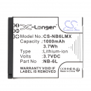 Canon PowerShot S200 PC2007 / NB-6L 1000mAh Li-ion 3.7V (Cameron Sino)