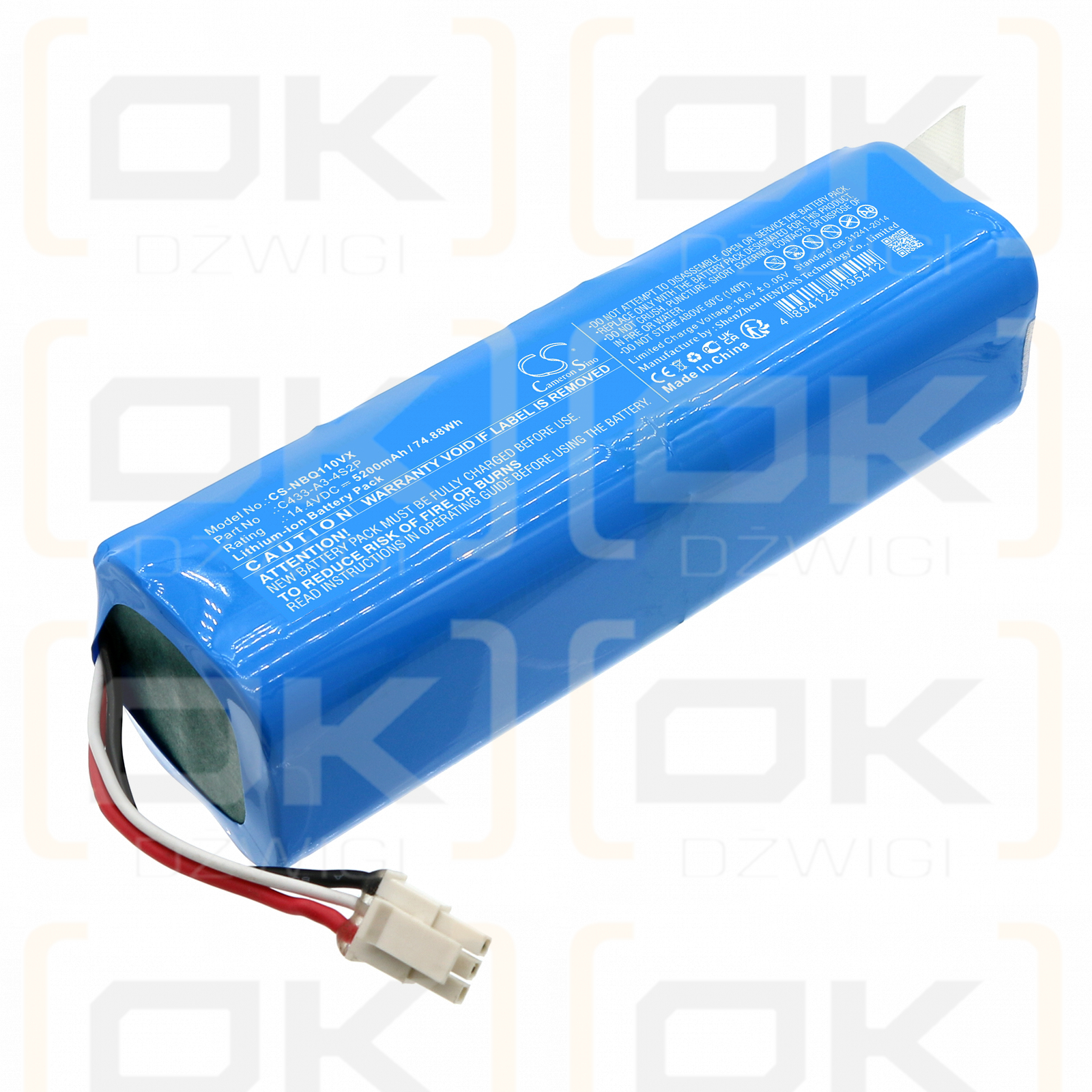 Neabot NoMo Q11 / C433-A3-4S2P 5200mAh Li-ion 14.40V (Cameron Sino)