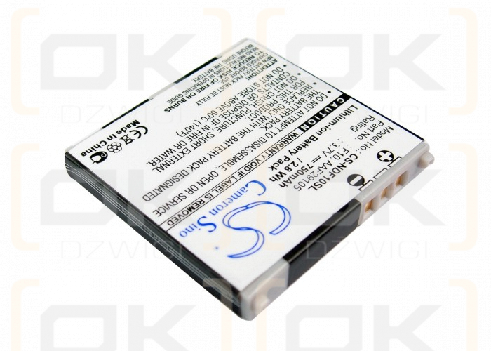 NTT Docomo F-09A / F10 750 mAh Li-Ion 3,7 V (Cameron Sino)