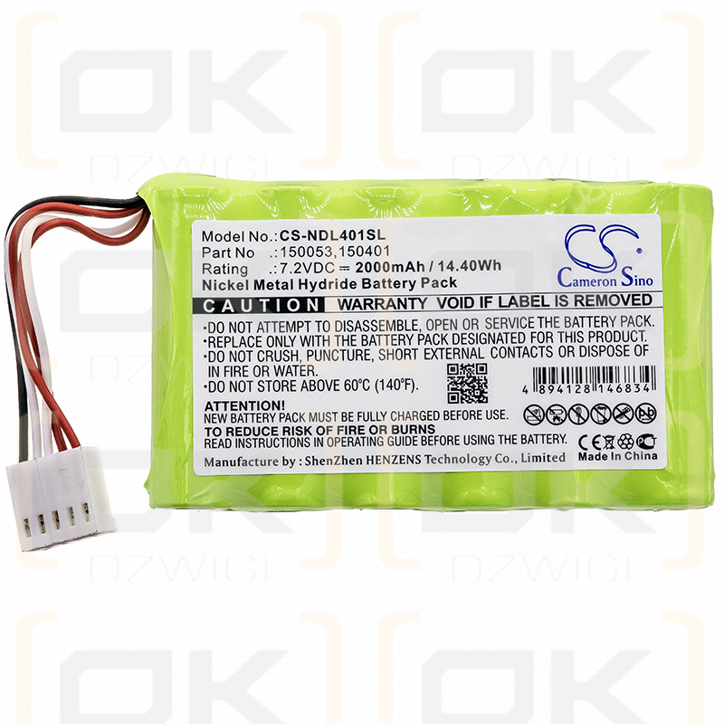 Ideal / 150053 2000mAh Ni-MH 7.2V (Cameron Sino)