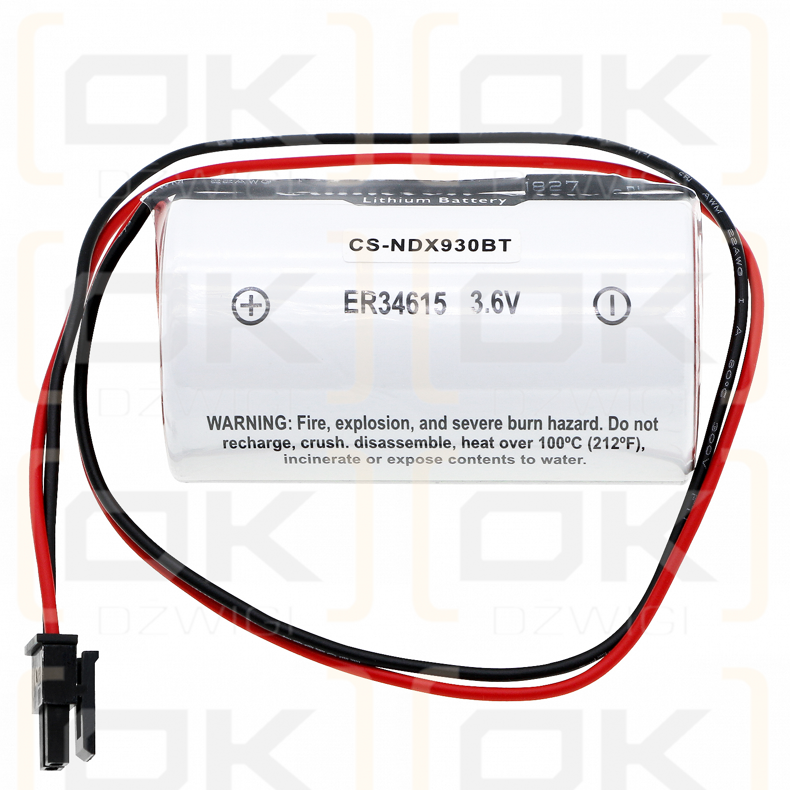 Indexa 9000AS-B / 01739307 14500mAh Li-SOCl2 3.6V (Cameron Sino)