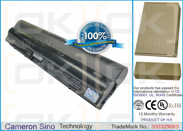 Сменный аккумулятор для NEC Versa N1200 / PC-VP-BP60/OP-570-76977 4400 мАч Li-ion 11,1 В (Cameron Sino)