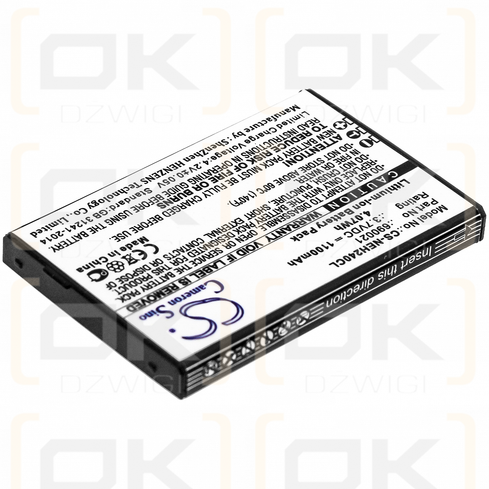 NEC MH240 / 690021 1100mAh Li-ion 3.7V (Cameron Sino)