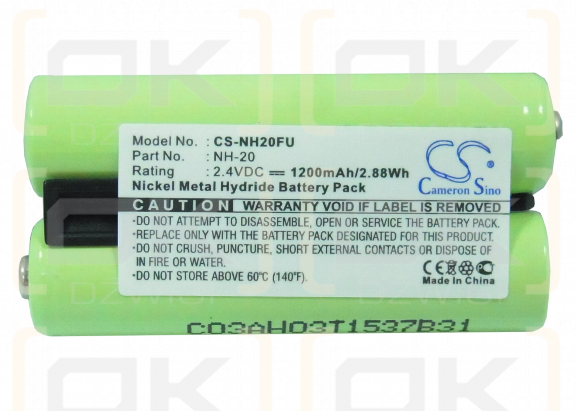 Fujifilm FinePix F420/NH-20 1200 мАч Ni-MH 2,4 В (Cameron Sino)