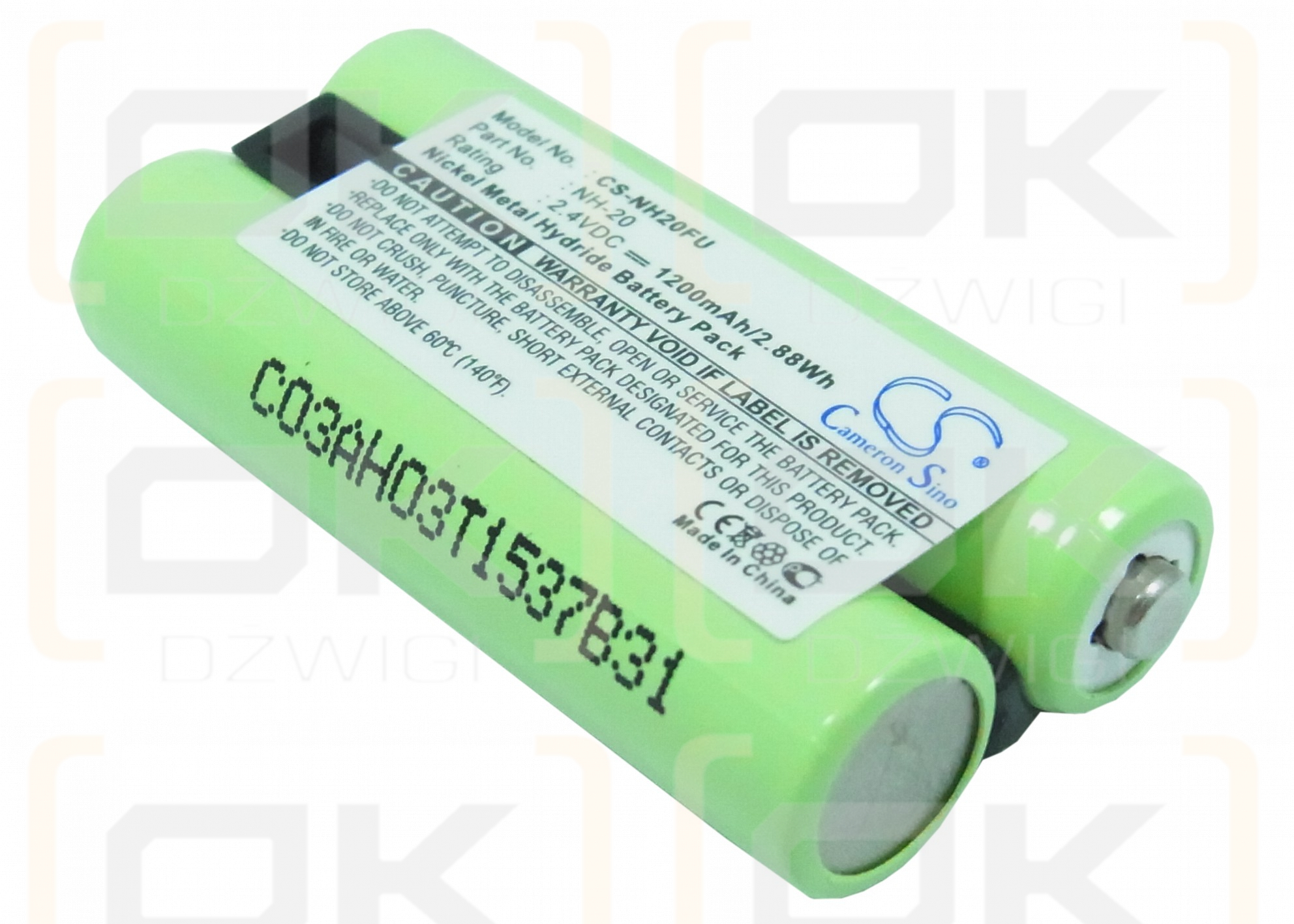 Fujifilm FinePix F420/NH-20 1200 мАч Ni-MH 2,4 В (Cameron Sino)