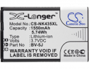 Microsoft RM-1070 / BV-5J 1550mAh Li-ion 3.7V (Cameron Sino)