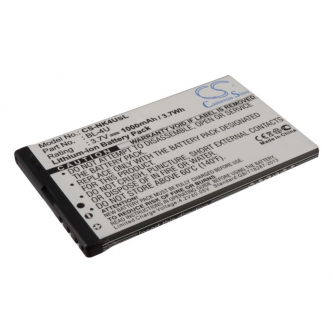 Nokia Asha 300 / BL-4U 1000mAh Li-ion 3.7V (Cameron Sino)