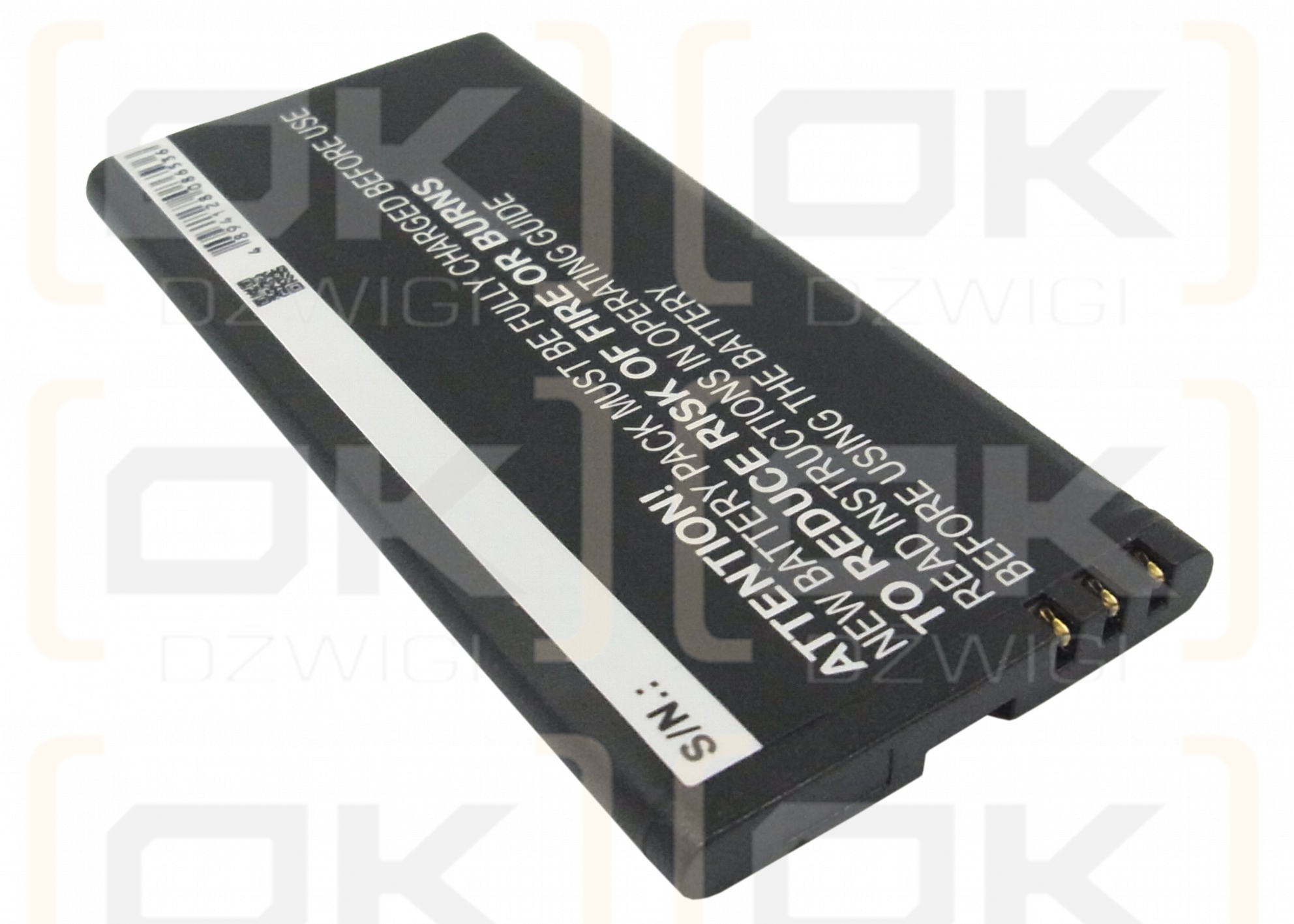 Microsoft RM-975 / BL-5H 1650 mAh Li-Ion 3,7 V (Cameron Sino)