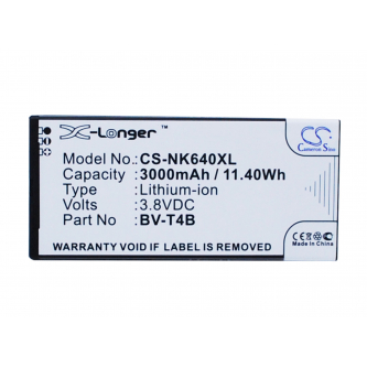 Nokia / BV-T4B 3000mAh Li-Polymer 3.8V (Cameron Sino)