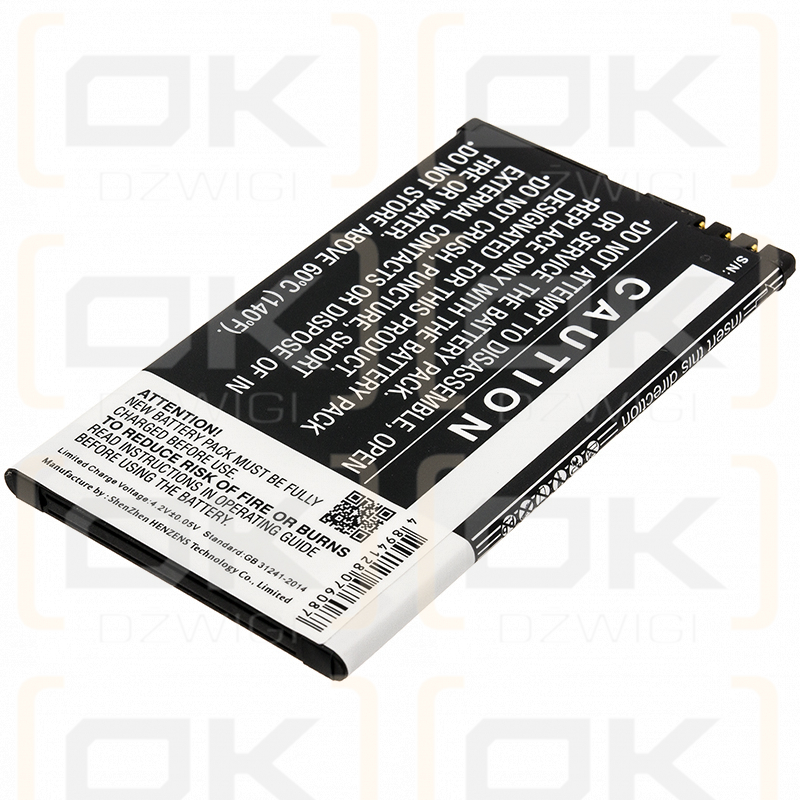 Nokia Lumia 822 / BP-4W 1800mAh Li-ion 3.7V (Cameron Sino)