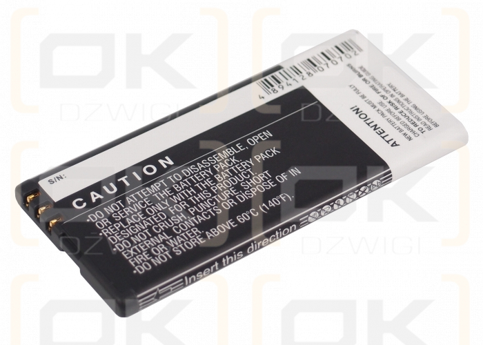 Nokia Lumia 825 / BP-5T 1650 mAh Li-Ion 3,7 V (Cameron Sino)