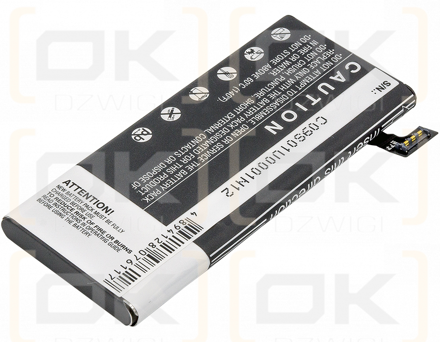 Nokia Lumia 900 4G LTE / BP-6EW 1800mAh Li-Polymer 3.7V (Cameron Sino)