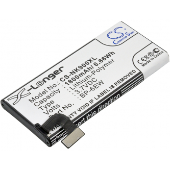 Nokia Lumia 900 4G LTE / BP-6EW 1800mAh Li-Polymer 3.7V (Cameron Sino)