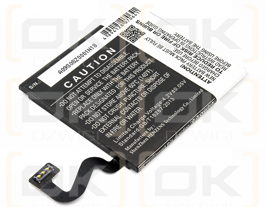 Nokia Lumia 920 4G / BP-4GW 2000mAh Li-Polímero 3.7V (Cameron Sino)