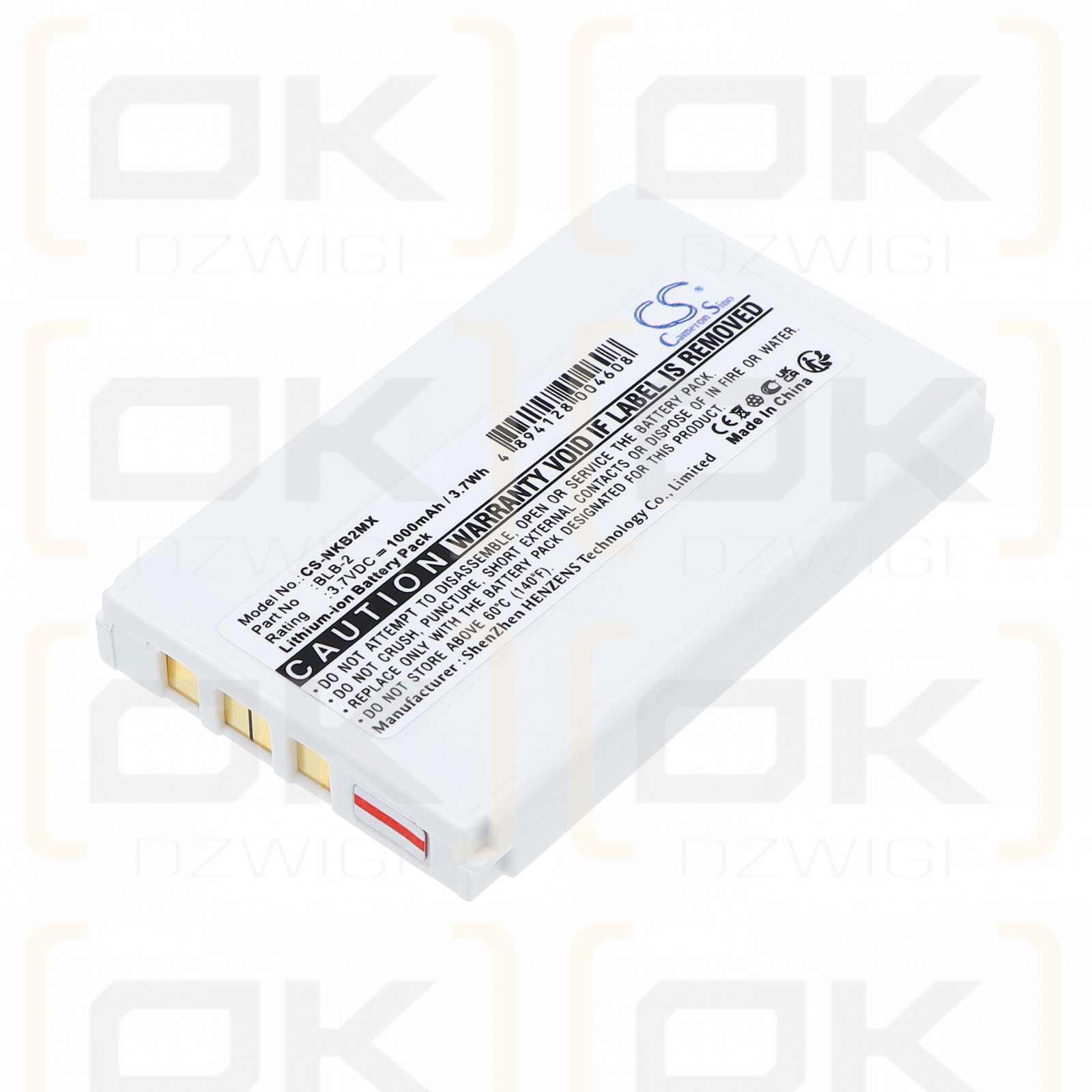 Bateria zamienna do Nokia 8850G / BLB-2 1000 mAh Li-ion 3.7 V (Cameron Sino)