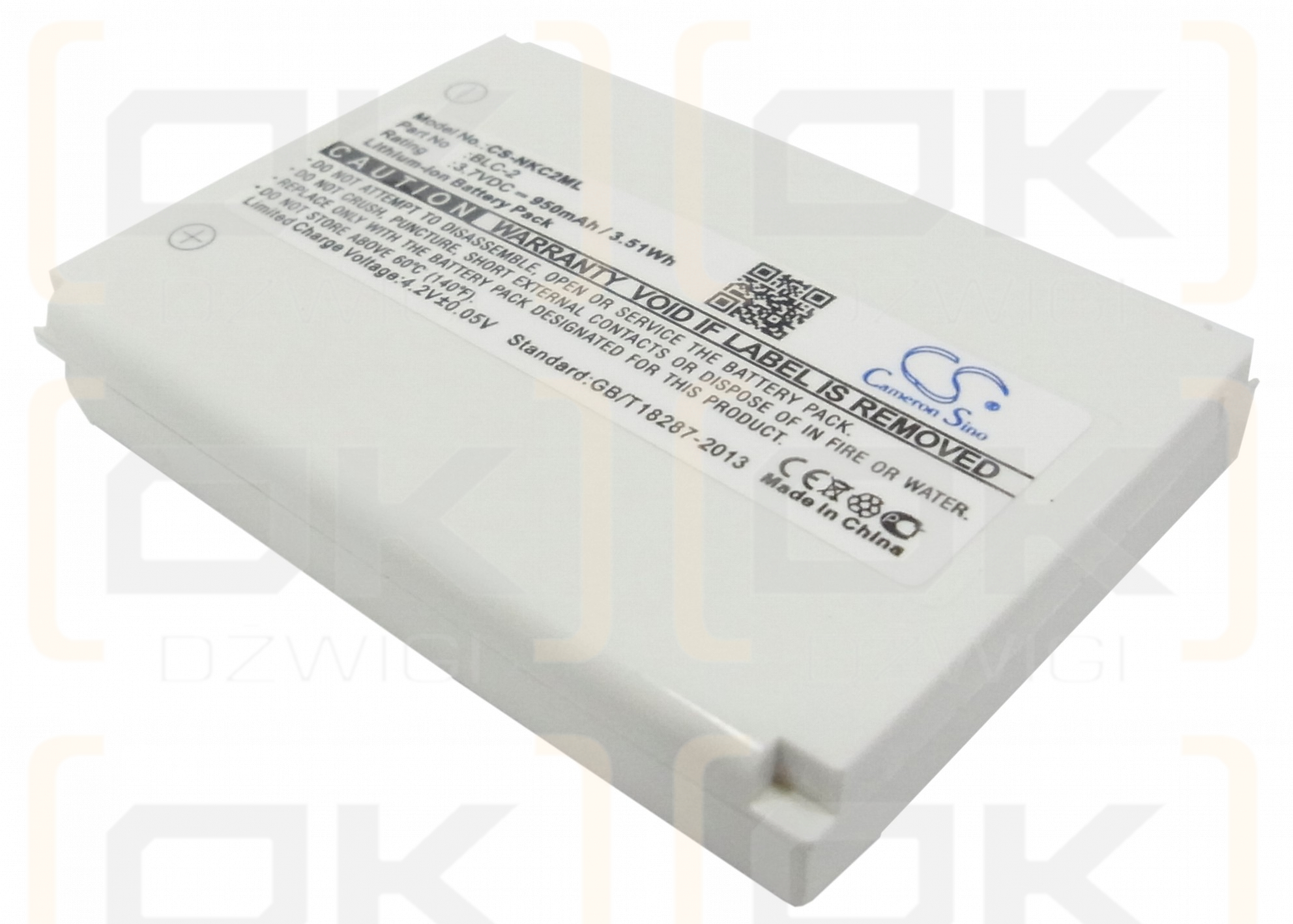 Nokia 6650 / BLC-2 950 mAh Li-Ion 3,7 V (Cameron Sino)