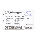 Nokia 6610i / BLD-3 1000mAh Li-ion 3.7V (Cameron Sino)