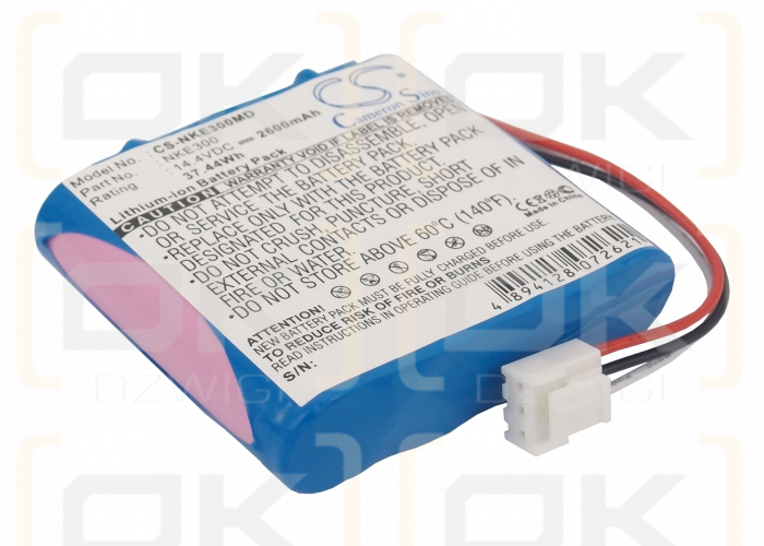 Nihon Kohden Edan SE-300B 2600mAh Li-ion 14.4V (Cameron Sino)