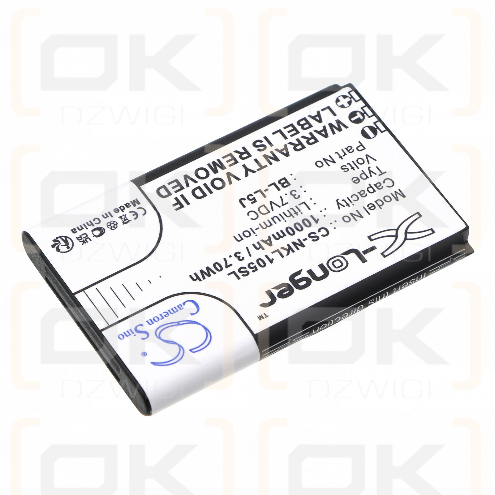 Nokia 105 2023 / BL-L5J 1000 mAh Li-Ion 3,7 V (Cameron Sino)