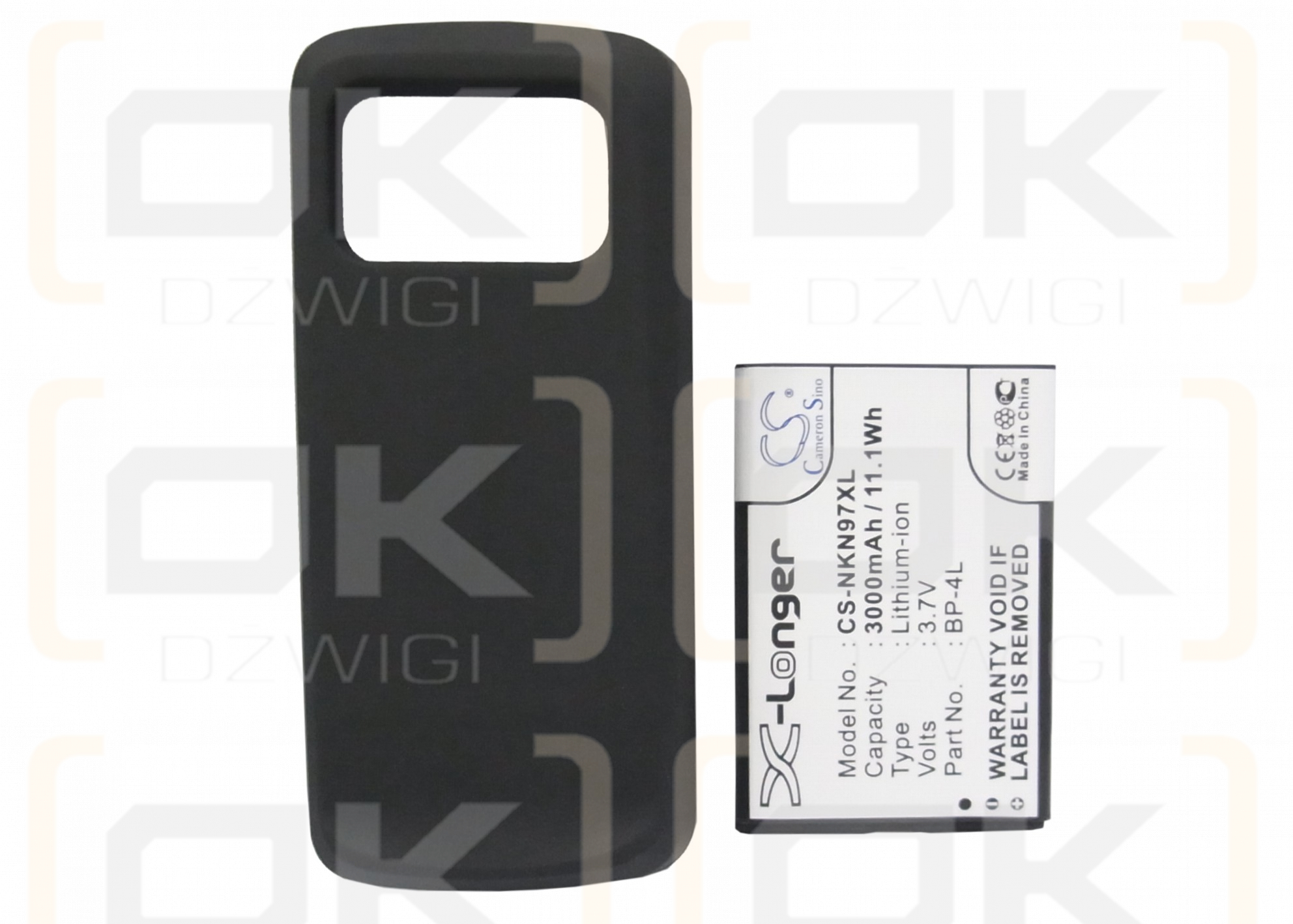 Nokia N97 / BP-4L 3000mAh Li-ion 3.7V (Cameron Sino)