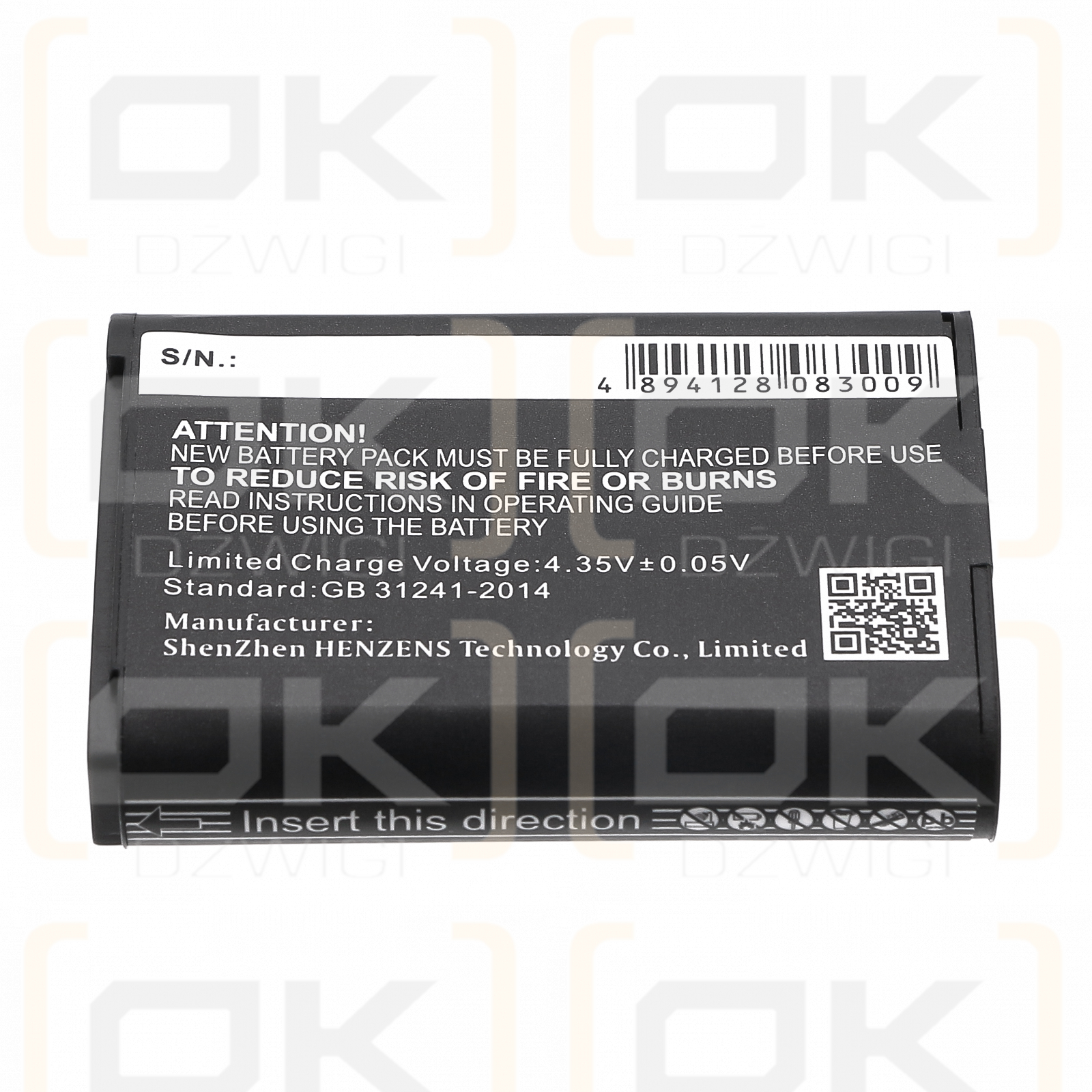 Nikon Coolpix S810c / EN-EL23 1400mAh Li-ion 3.8V (Cameron Sino)