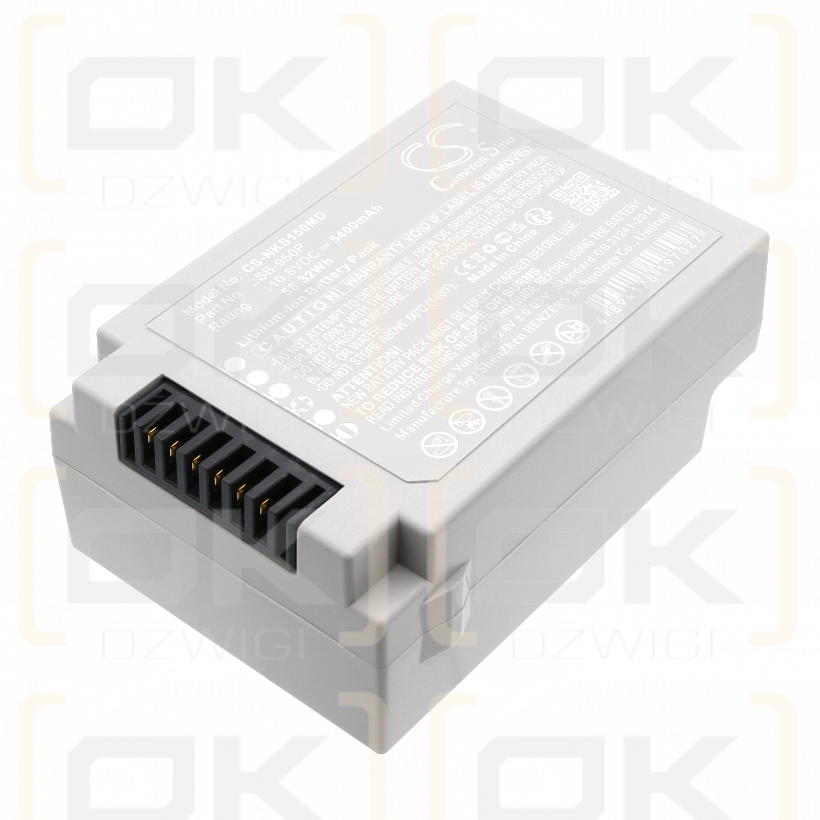 Nihon Kohden Lifescope G5 CSM-1501 / SB-950P 5400 mAh Li-Ion 10,8 V (Cameron Sino)