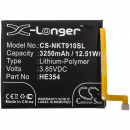 Nokia TA-1087 / HE354 3250mAh Li-Polymer 3.85V (Cameron Sino)