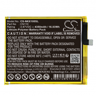 Nokia X20 / CN110 4350mAh Li-Polymer 3.87V (Cameron Sino)