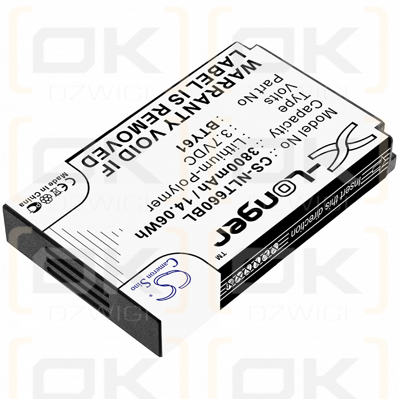 Bateria zamienna do Newland PT60 / BTY61 3800 mAh Li-Polymer 3.7 V (Cameron Sino)