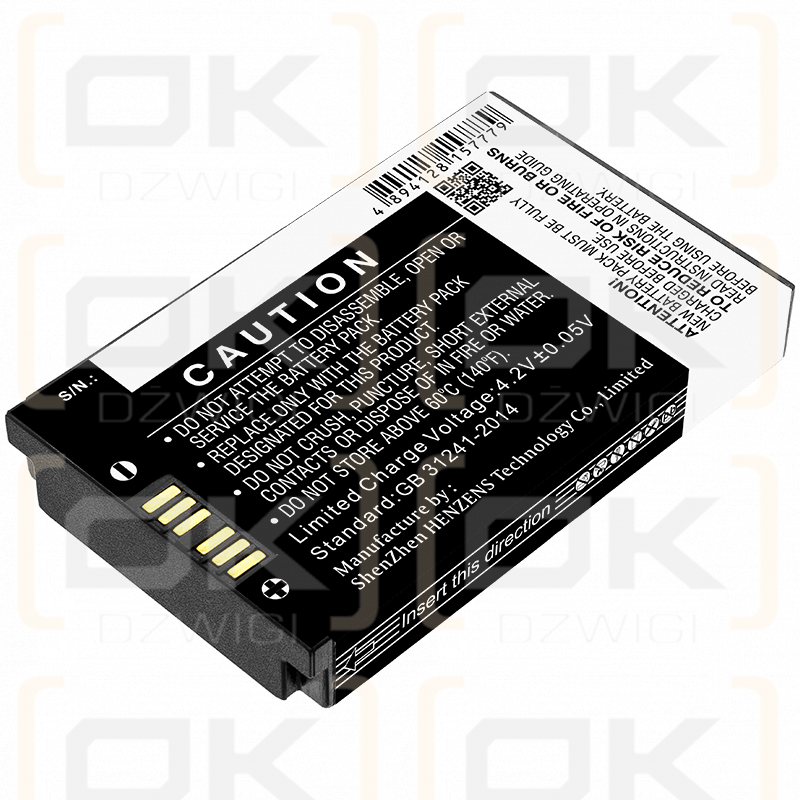 Bateria zamienna do Newland PT60 / BTY61 3800 mAh Li-Polymer 3.7 V (Cameron Sino)