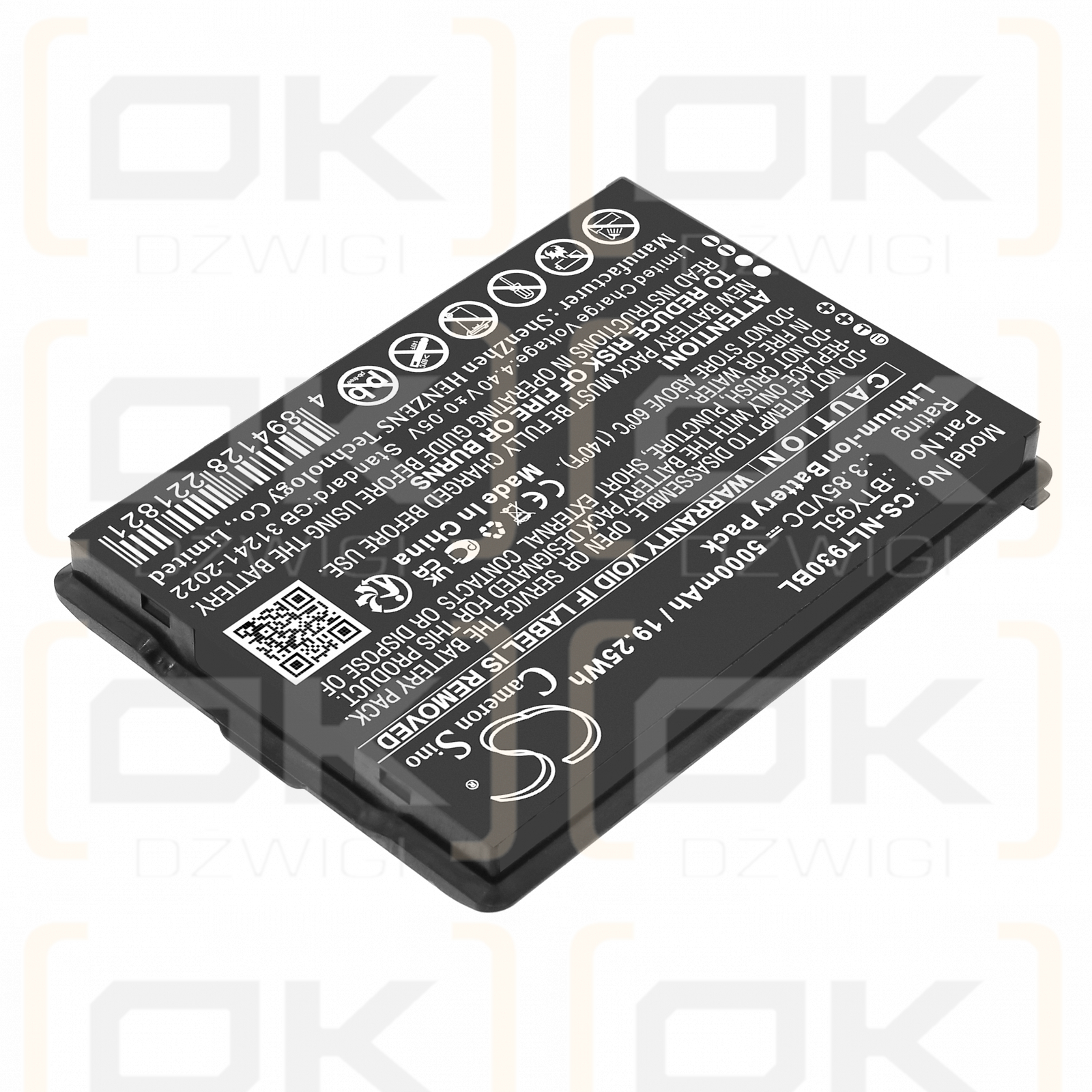Newland MT93 Megattera / BTY95L 5000 mAh Li-Ion 3,85 V (Cameron Sino)