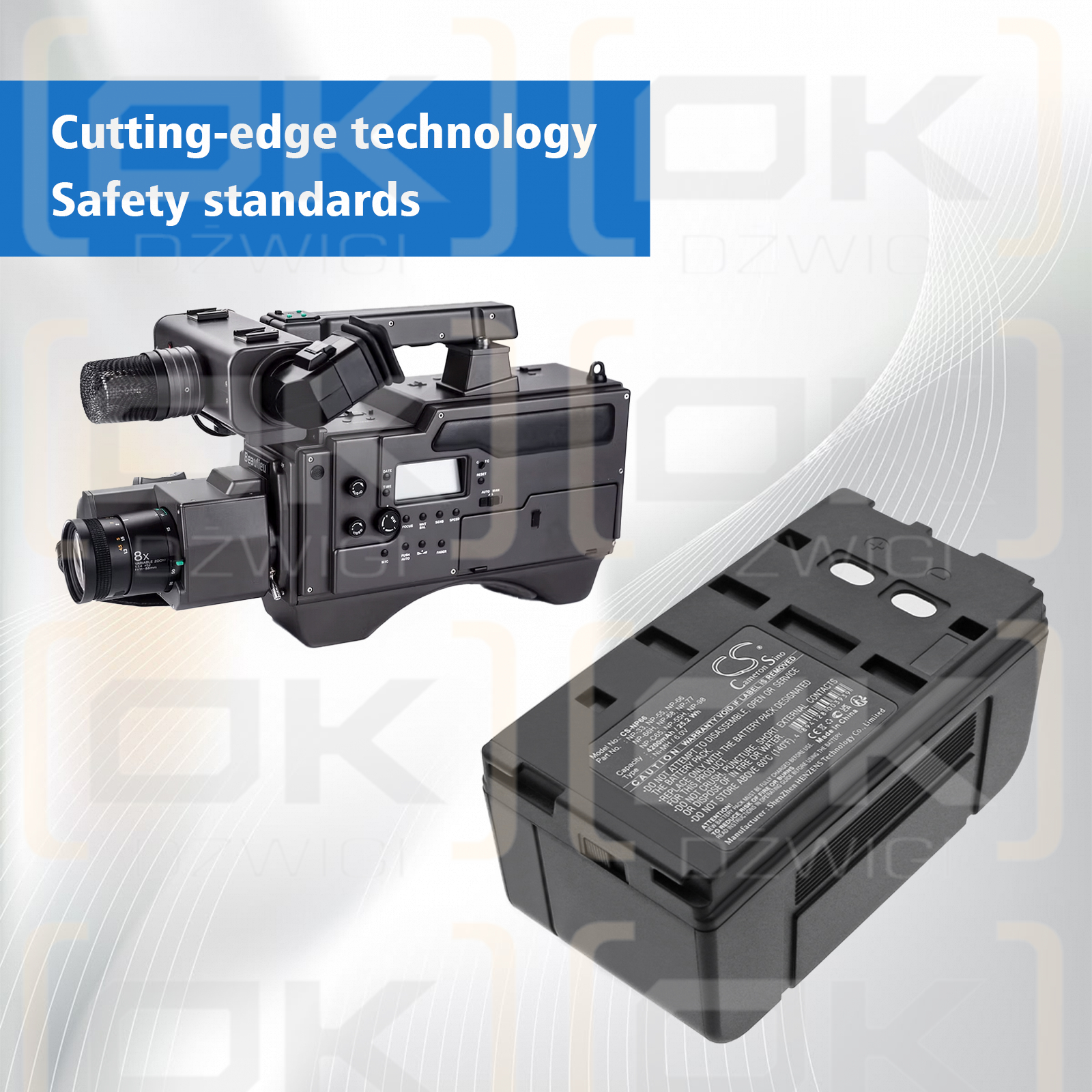 Sony CCD-TR54 / NP-33 4200mAh Ni-MH 6.0V (Cameron Sino)