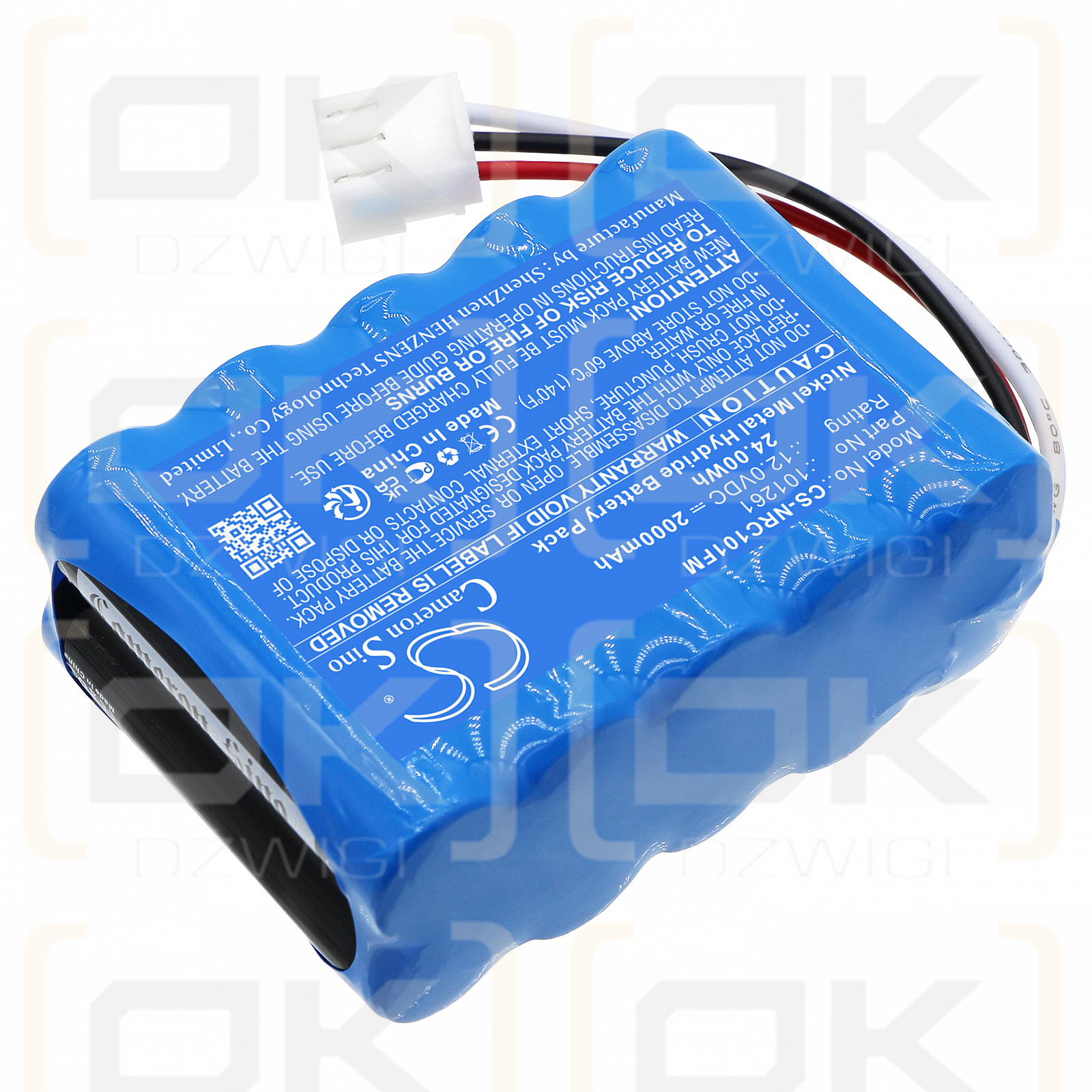 Navgard Bnwas Dubilier DBC101261 ​​​​/ 101261 ​​​​2000 mAh Ni-MH 12,0 V (Cameron Sino)