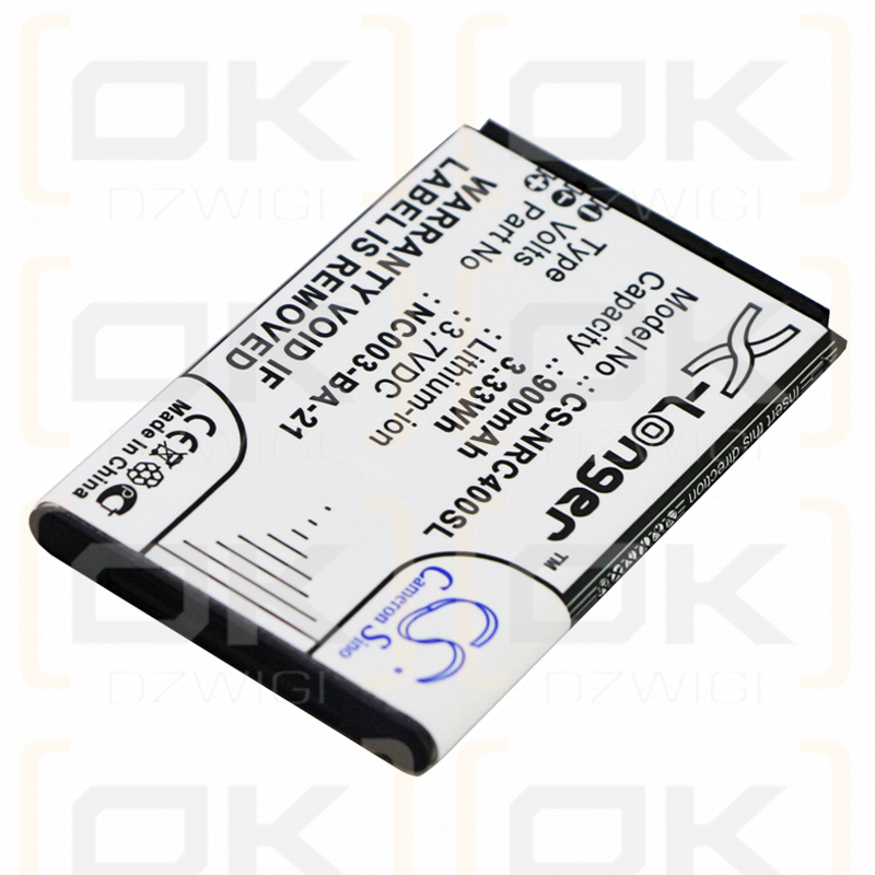 Kits Nolan B4 RCS / NC003-BA-21 900mAh Li-ion 3.7V (Cameron Sino)